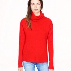 J crew red sweater
